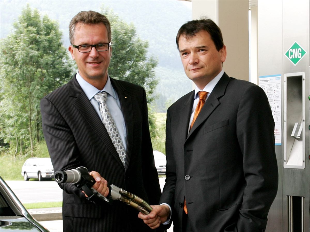 Klaus Dorninger, MBA (GF Energie AG Power Solutions) und Dr. Bernd Zierhut (GF Doppler Gruppe)