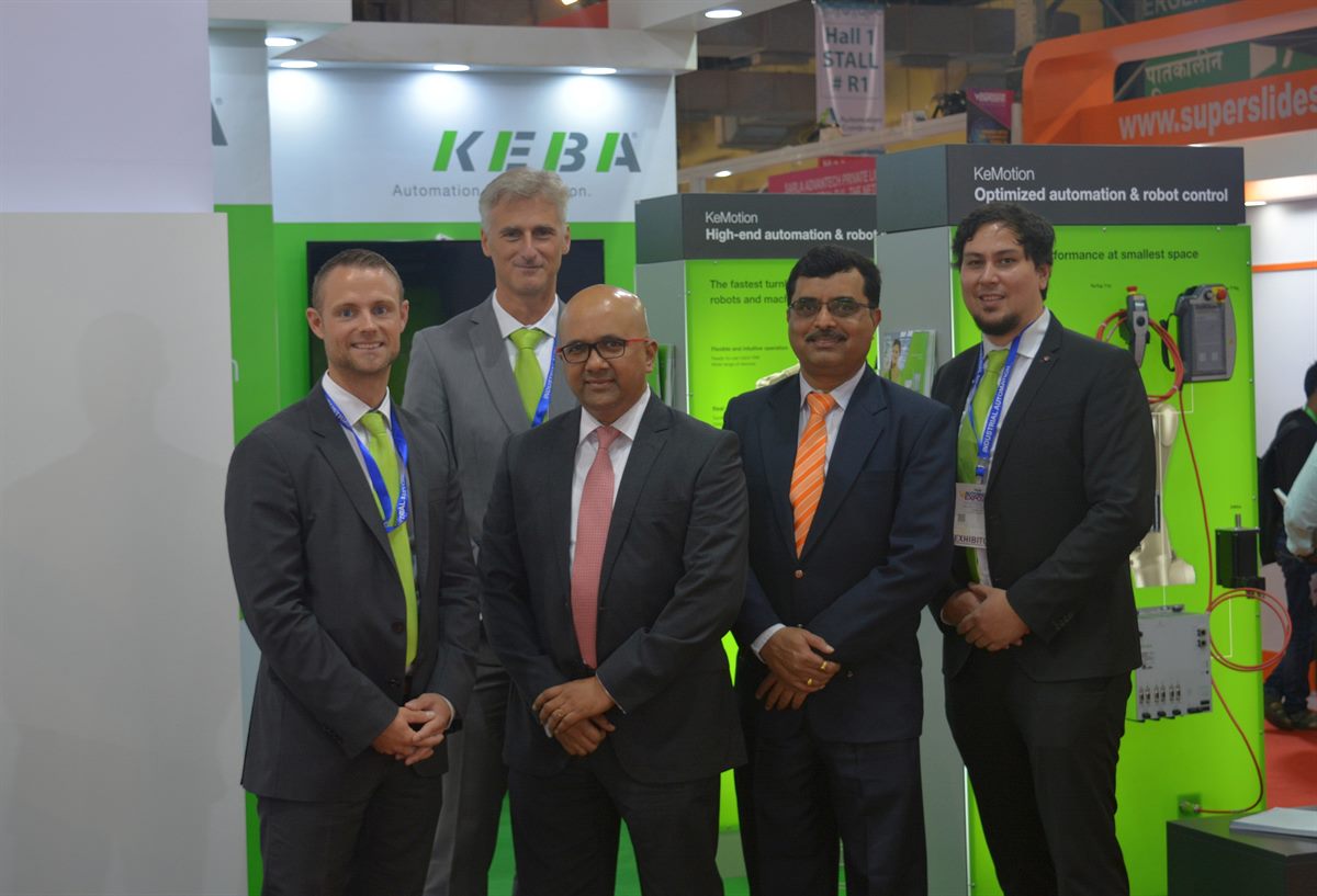 KEBA Team auf der Automation Expo in Mumbai