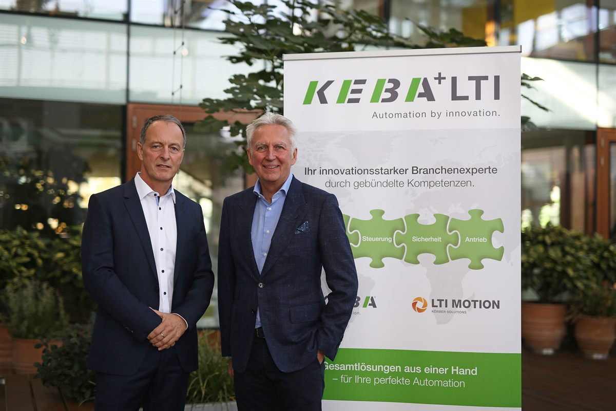 v.l.nr.Hartmut Braun, Geschäftsführer LTI Motion_Gerhard Luftensteiner, CEO KEBA AG