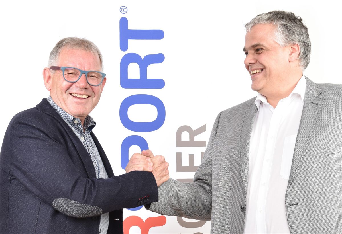 v.l.n.r.: Intersport Erhard Fischer und Tobias Stergiotis 
