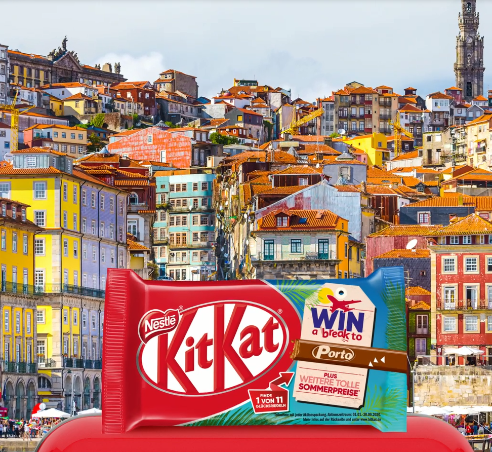 Kitkat Glücksriegel finden und Traumreise gewinnen 