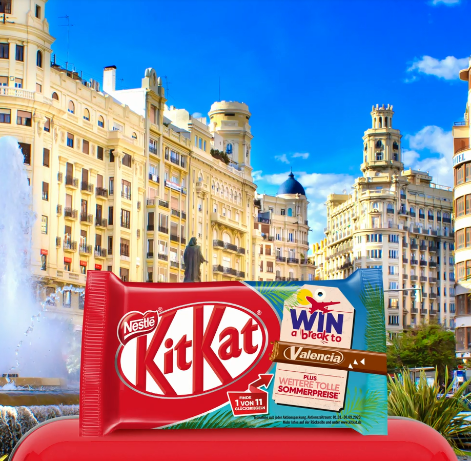 Kitkat Glücksriegel finden und Traumreise gewinnen 