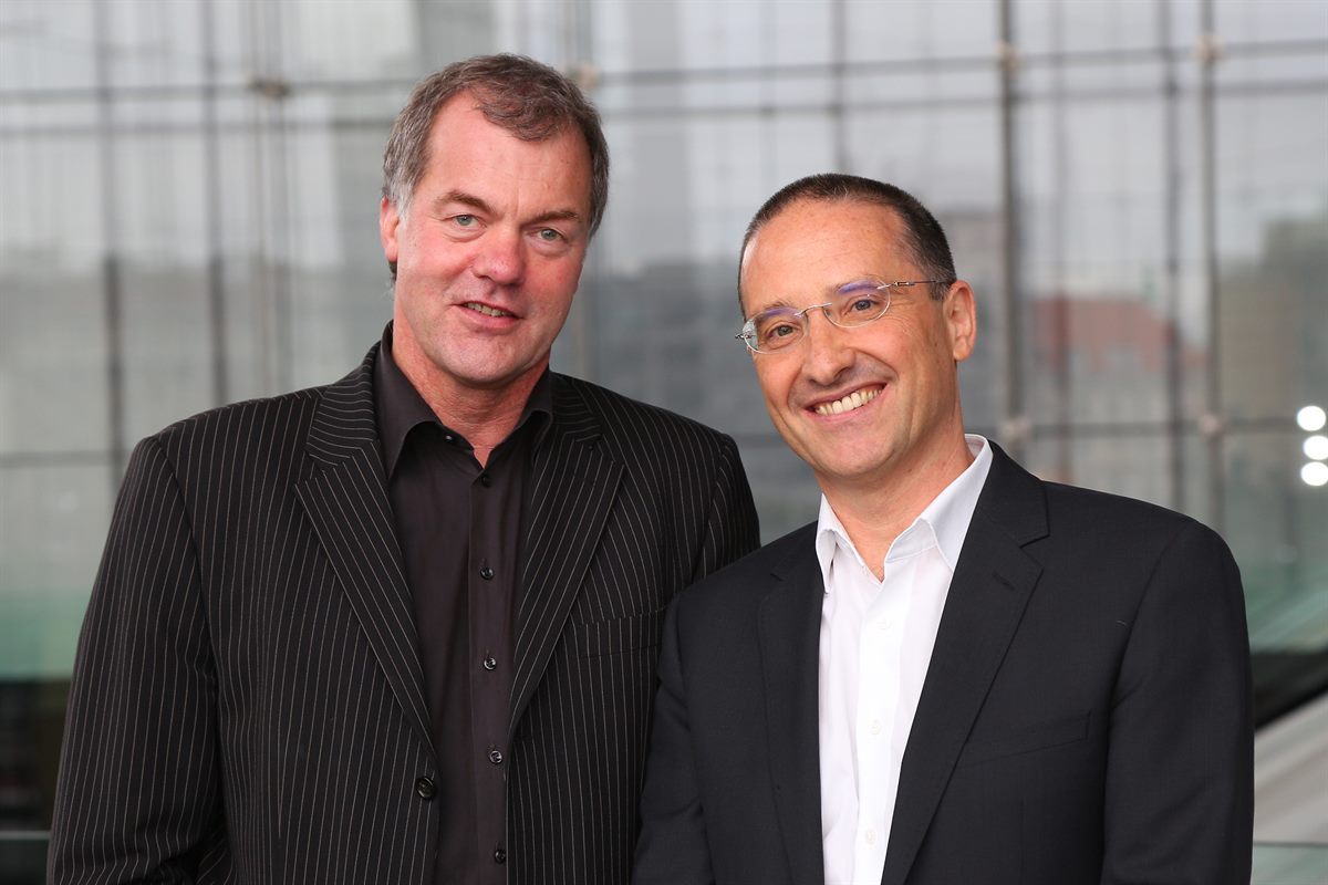 Dr. Rainer Hillebrand und Mag. Harald Gutschi