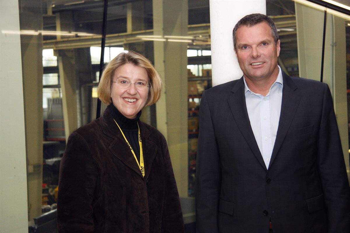 Nationalratsabgeordnete Ruperta Lichtenecker zu Besuch bei RUBBLE MASTER