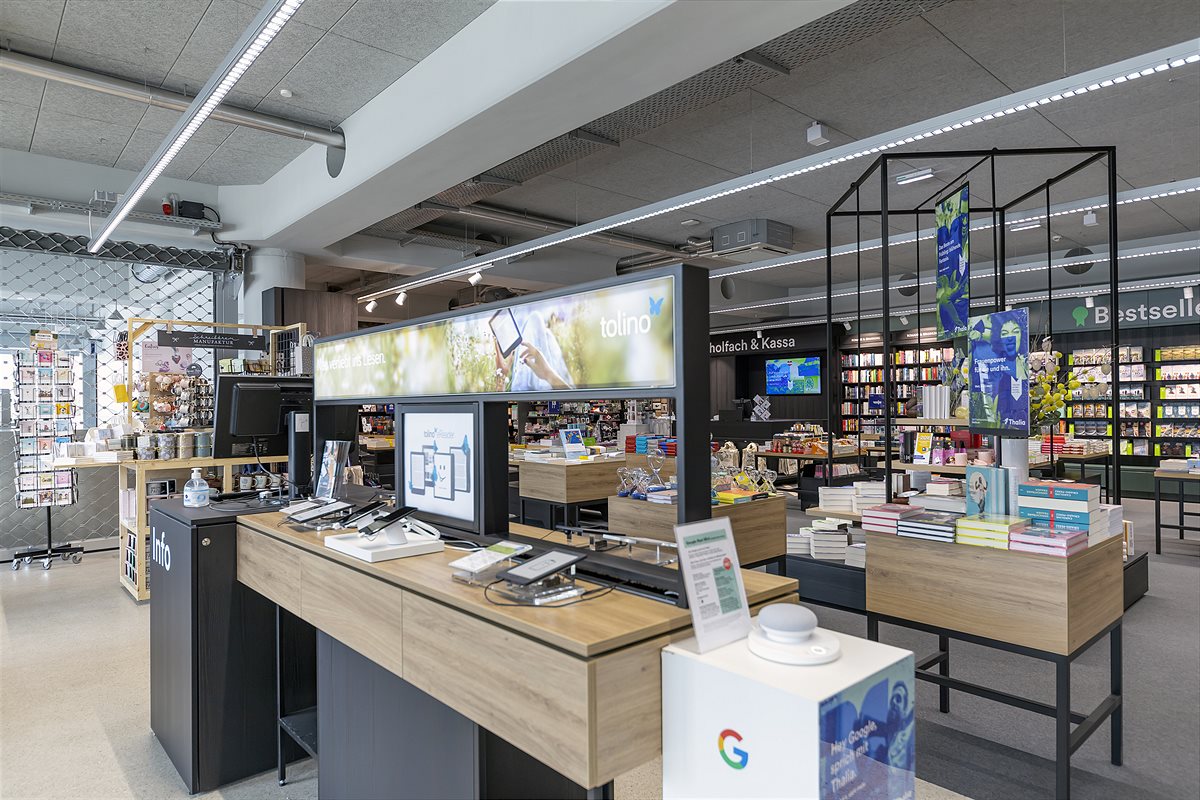 Die neue Thalia Buchhandlung am Campus der Johannes Kepler Universität Linz