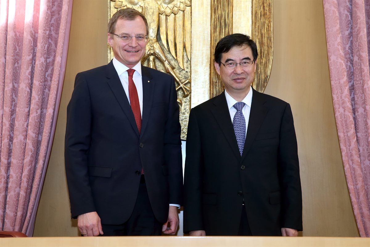 Chinesische Delegation in Oberösterreich