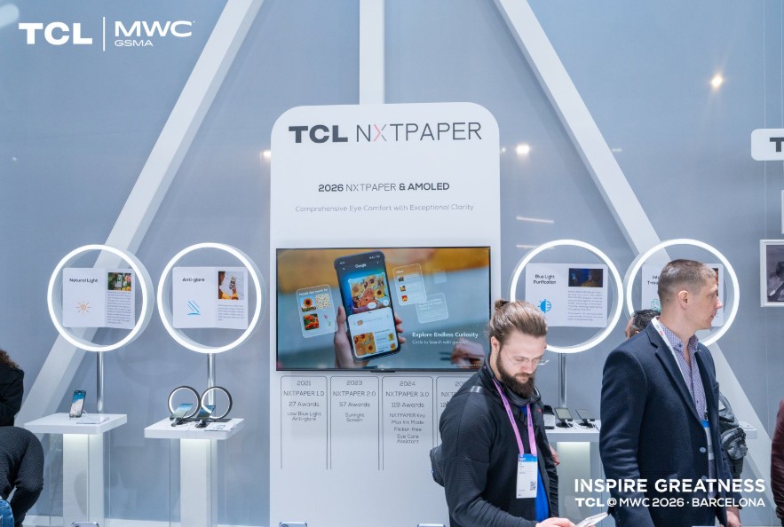 TCL präsentiert auf dem Mobile World Congress (MWC) 2026 zahlreiche Produktneuheiten. 