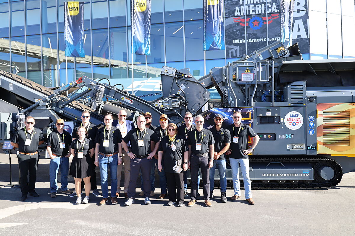 Das RUBBLE MASTER Team in Las Vegas