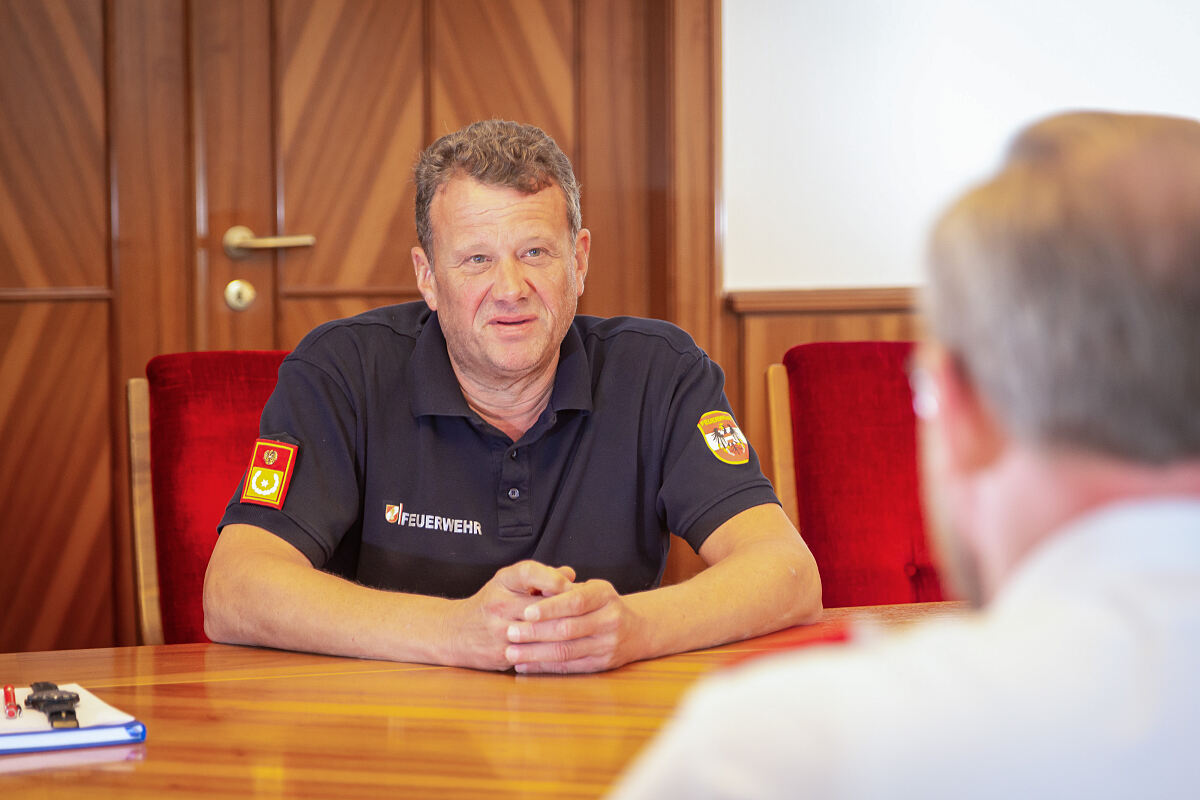 Manfred Eibl, Referatsleiter der Österreichischen Feuerwehrjugend