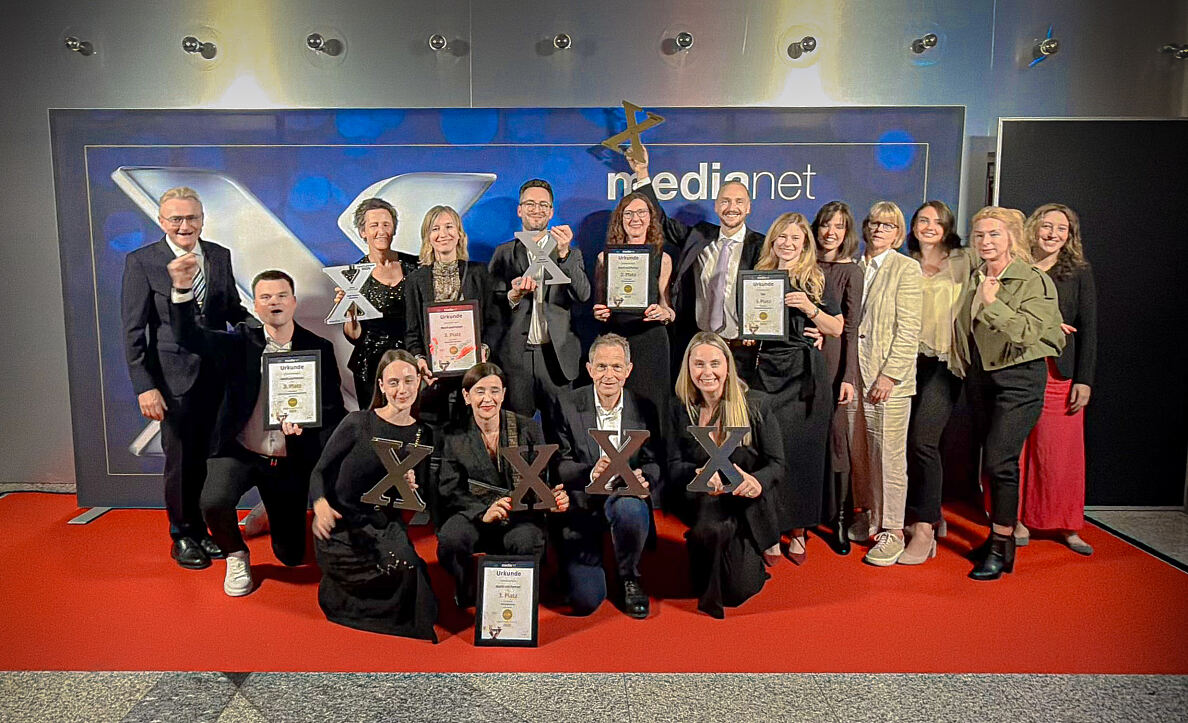 REICHLUNDPARTNER rockt bei den diesjährigen medianet xpert.awards gleich achtmal die Bühne: viermal Bronze, dreimal Silber und einmal Gold.