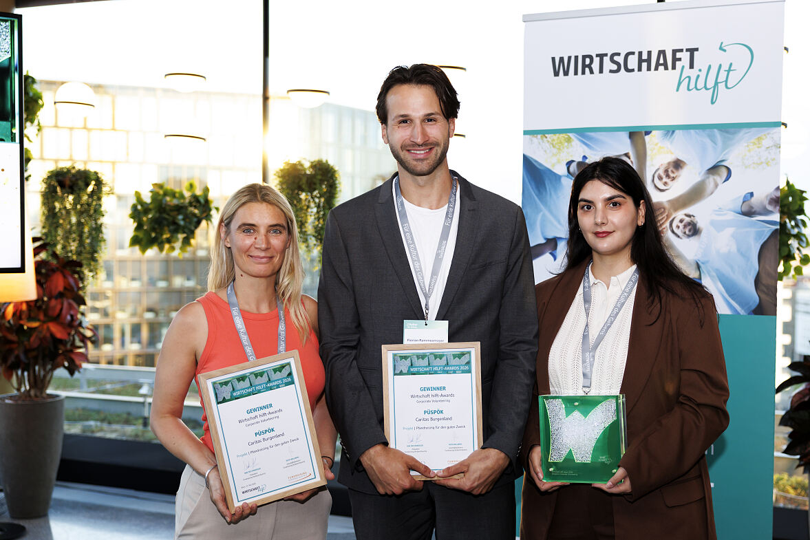 PÜSPÖK mit Wirtschaft hilft-Award in der Kategorie Corporate Volunteering ausgezeichnet