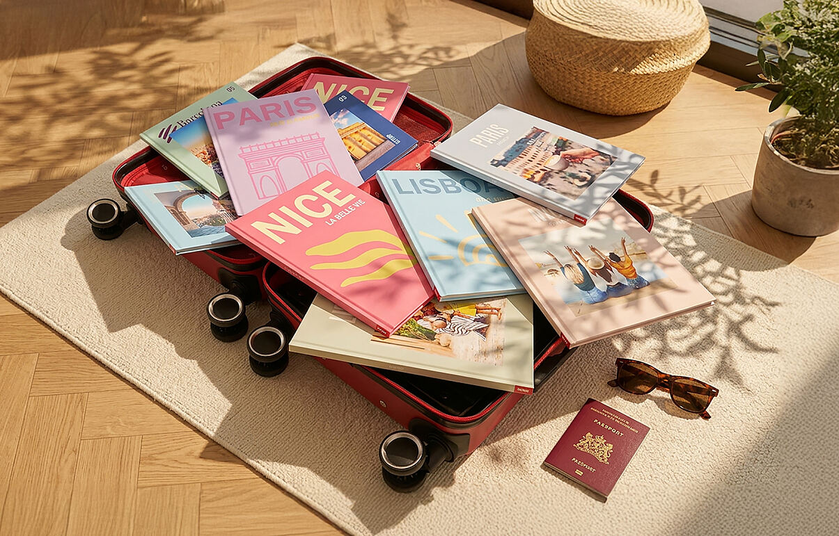 Reisepass und Reiseerinnerungen