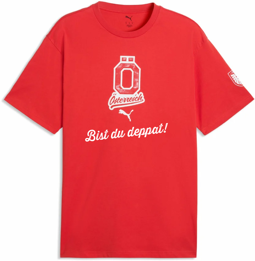ÖFB Fanshirt Bist du deppat 