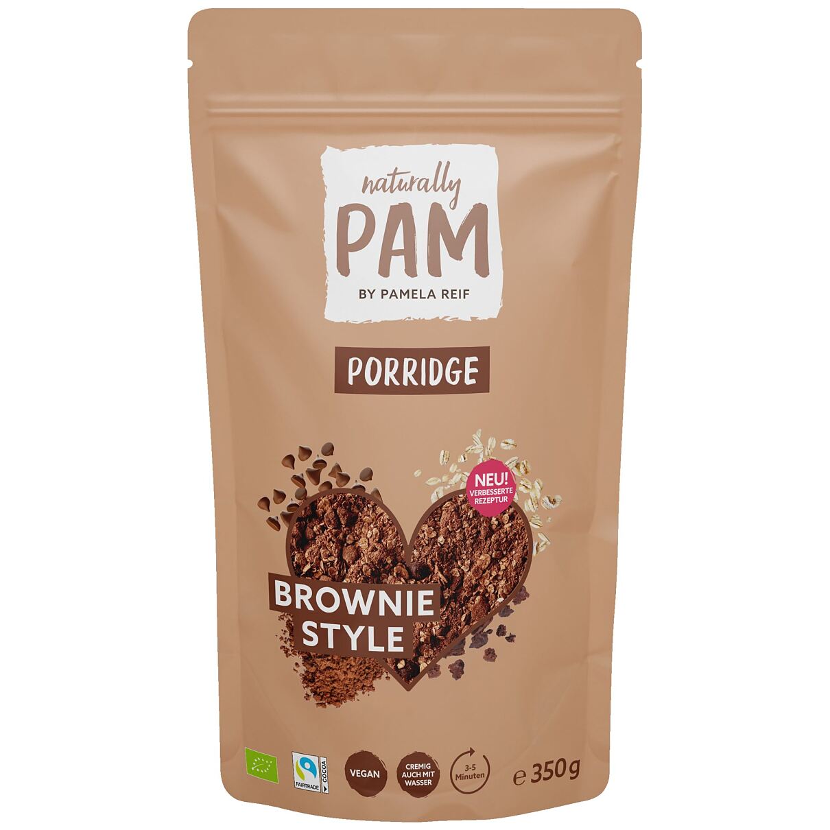 Naturally Pam Porridge (bio) – Brownie   Style 