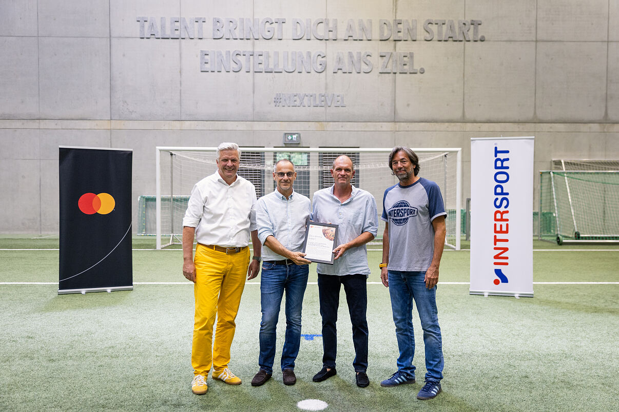 1FC Bisamberg_vlnr_Christian SCHICKER_Gerhard SCHROTT_Josef FESSL_Franz KOLL