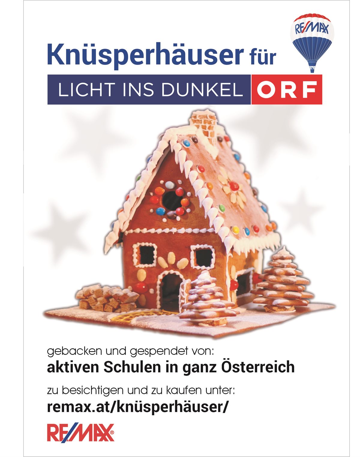 REMAX Knüsperhäuser für Licht ins Dunkel