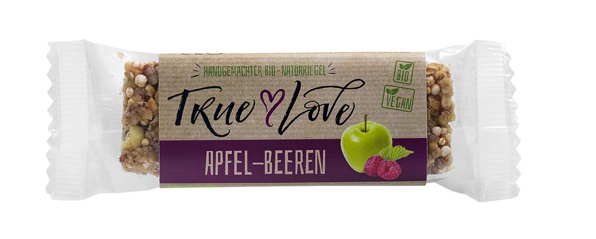TRUE LOVE Apfel-Beeren Riegel