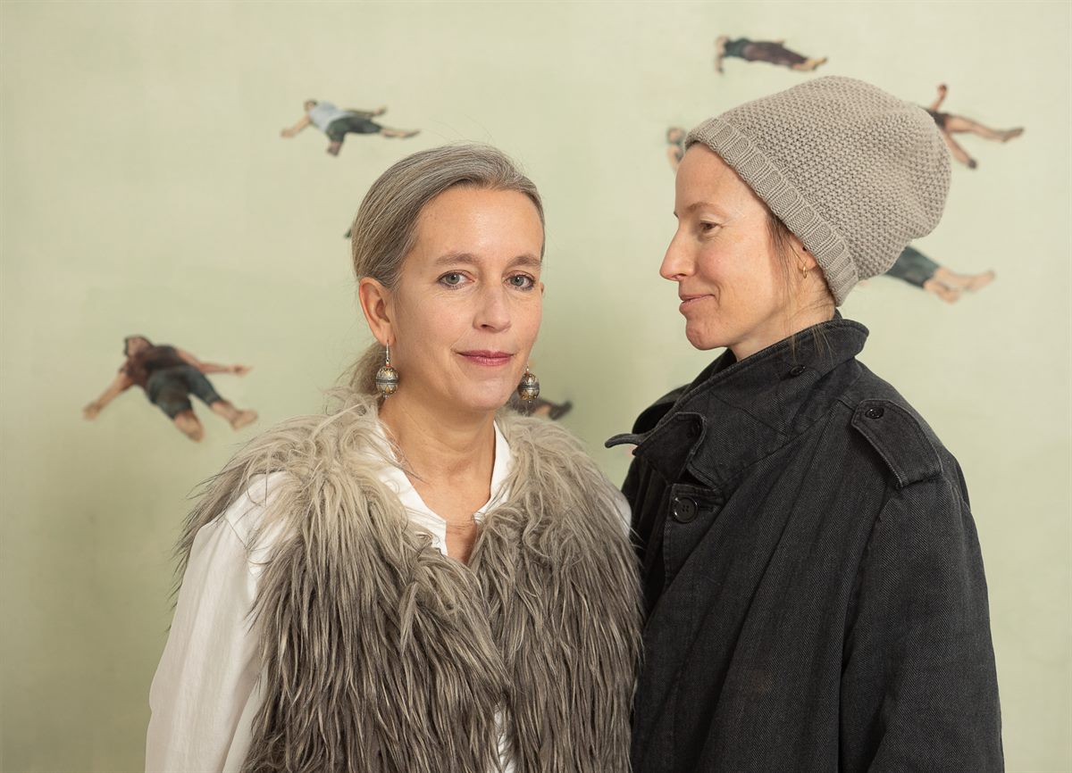 Porträt Michaela Schwarz Weismann und Alexandra Grubeck im Atelier, 2019_© Martin Lusser