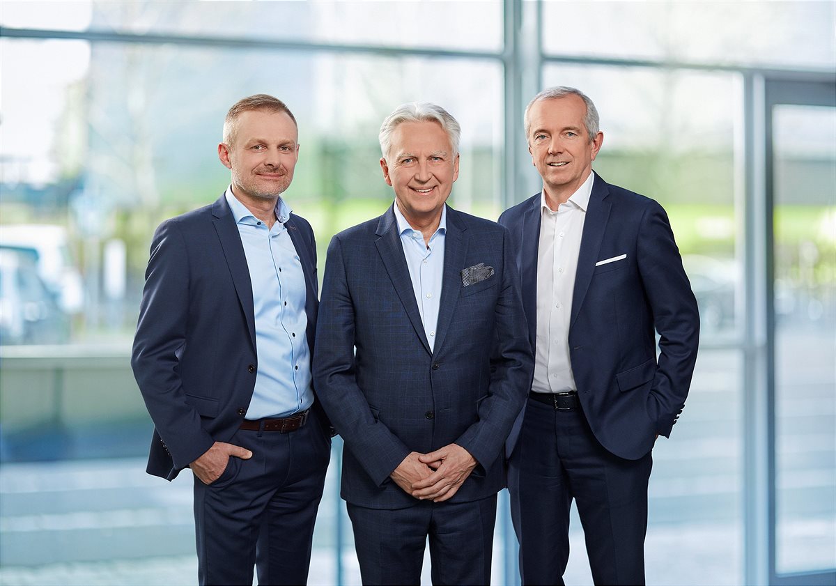 Der KEBA Vorstand: CFO-Schoberleitner, CEO-Luftensteiner und CTO-Höller