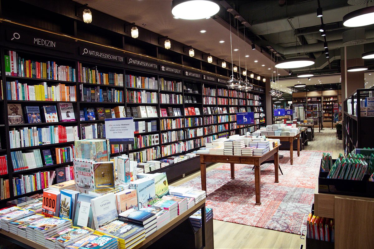 Innenansicht Thalia Buchhandlung Westfield SCS