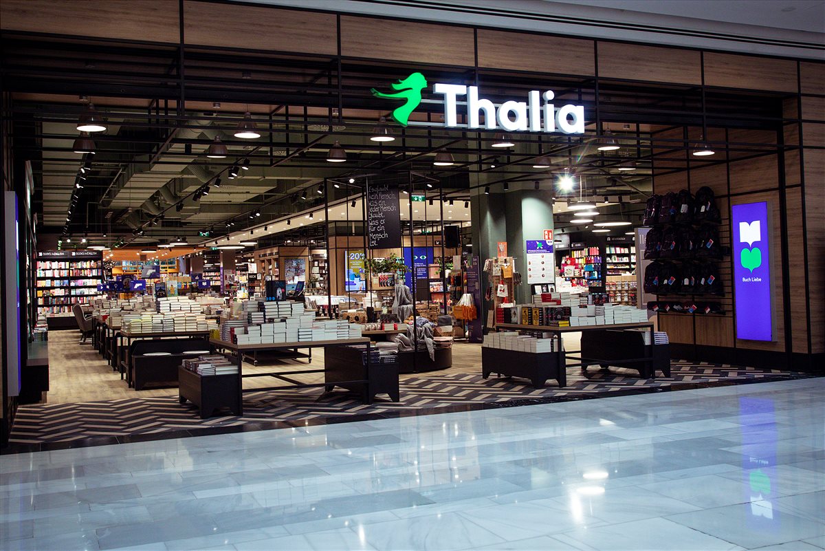 Außenansicht Thalia Buchhandlung Westfield SCS