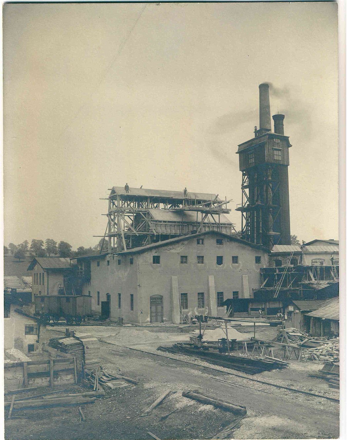 Nettingsdorfer Papierfabrik - Umbau 1914
