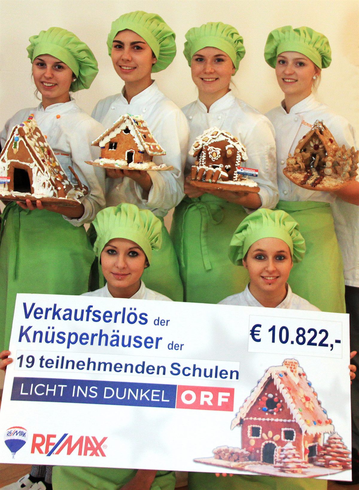 REMAX: Knüsperhäuser voller Erfolg für Licht ins Dunkel