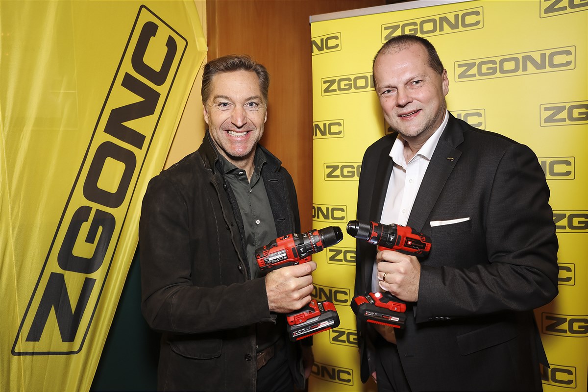 Hans Knauß (Zgonc Markenbotschafter) und Michael Dockal (Zgonc Geschäftsführer)