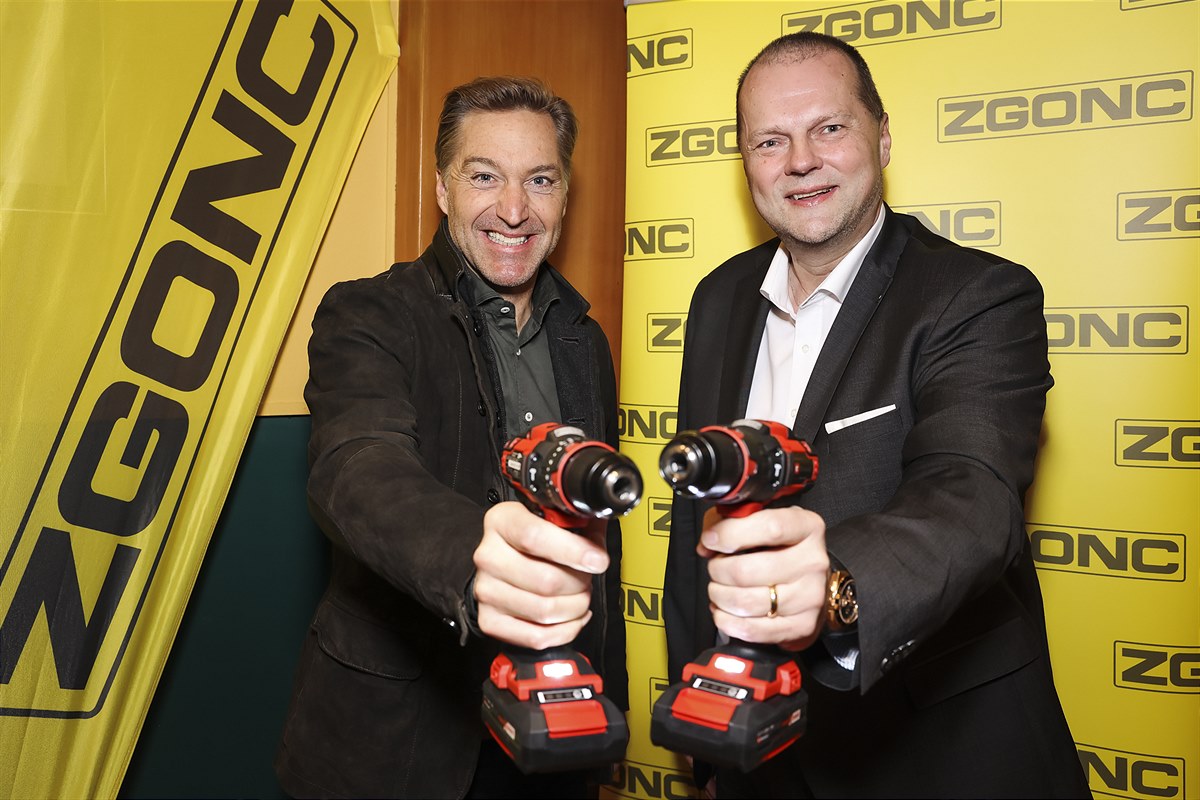 Hans Knauß (Zgonc Markenbotschafter) und Michael Dockal (Zgonc Geschäftsführer)