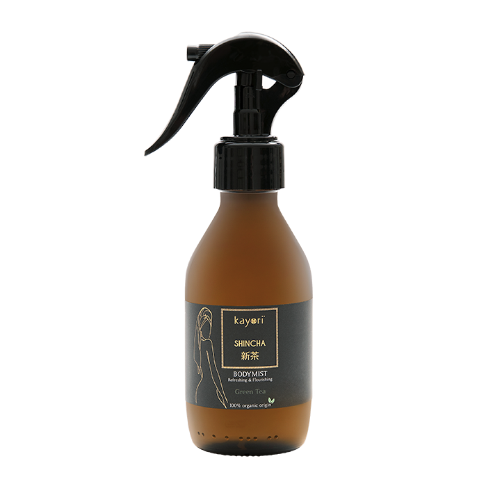 Kayori - textile & body mist - glas - shincha