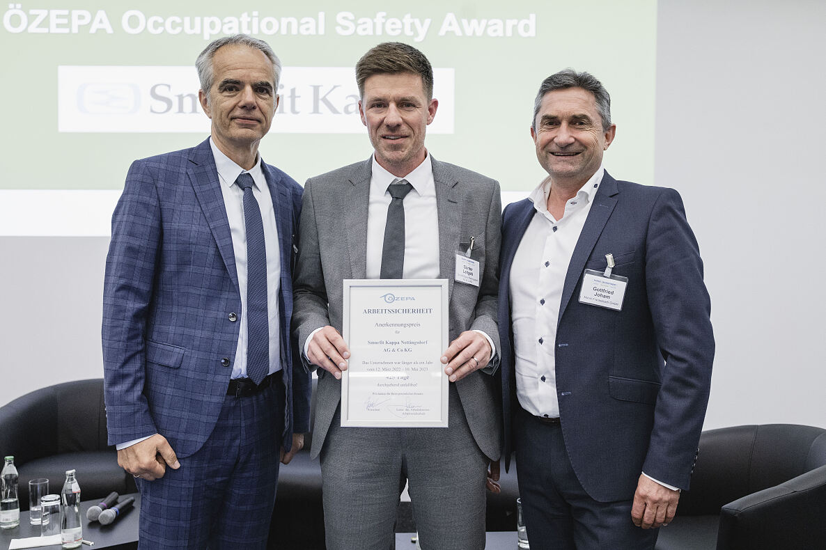 Safety Award für Smurfit Kappa Nettingsdorf