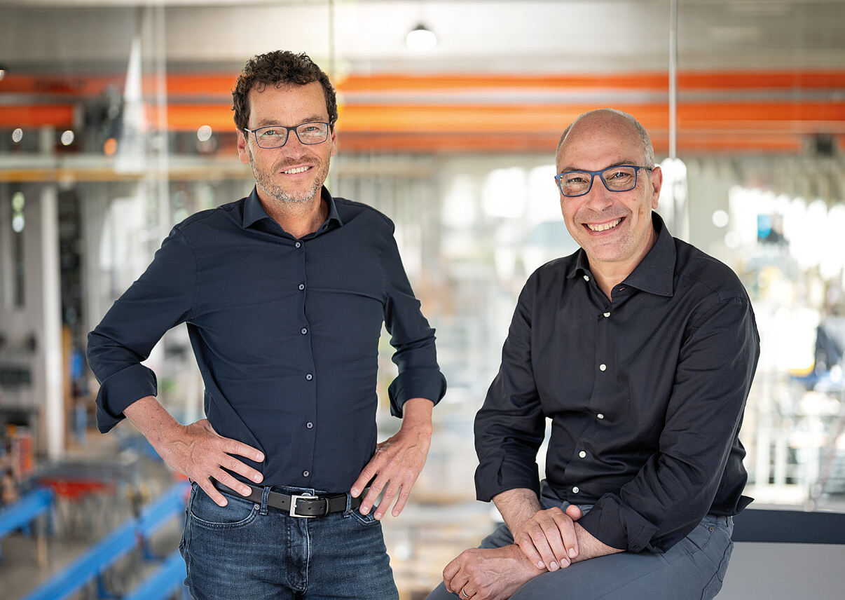 Gründer und CEO, Thomas Schwingshandl (links) und Head of Sales, Enrico Larcher (rechts)