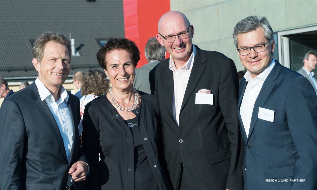 Mag. Helmut Raml (RUP), Mag. Gabriele Hofstaetter, Beirat des ECL OÖ, Dr. Christian Ernst Fuchs, Präsident ECL OÖ, Mag. Michale Piber (RUP)