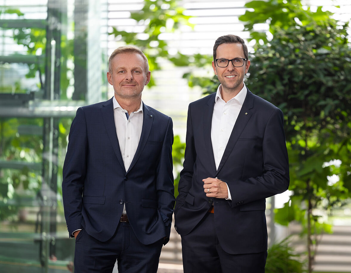 Andreas Schoberleitner CFO KEBA Group AG und Christoph Knogler CEO und Sprecher des Vorstands der KEBA Group AG 