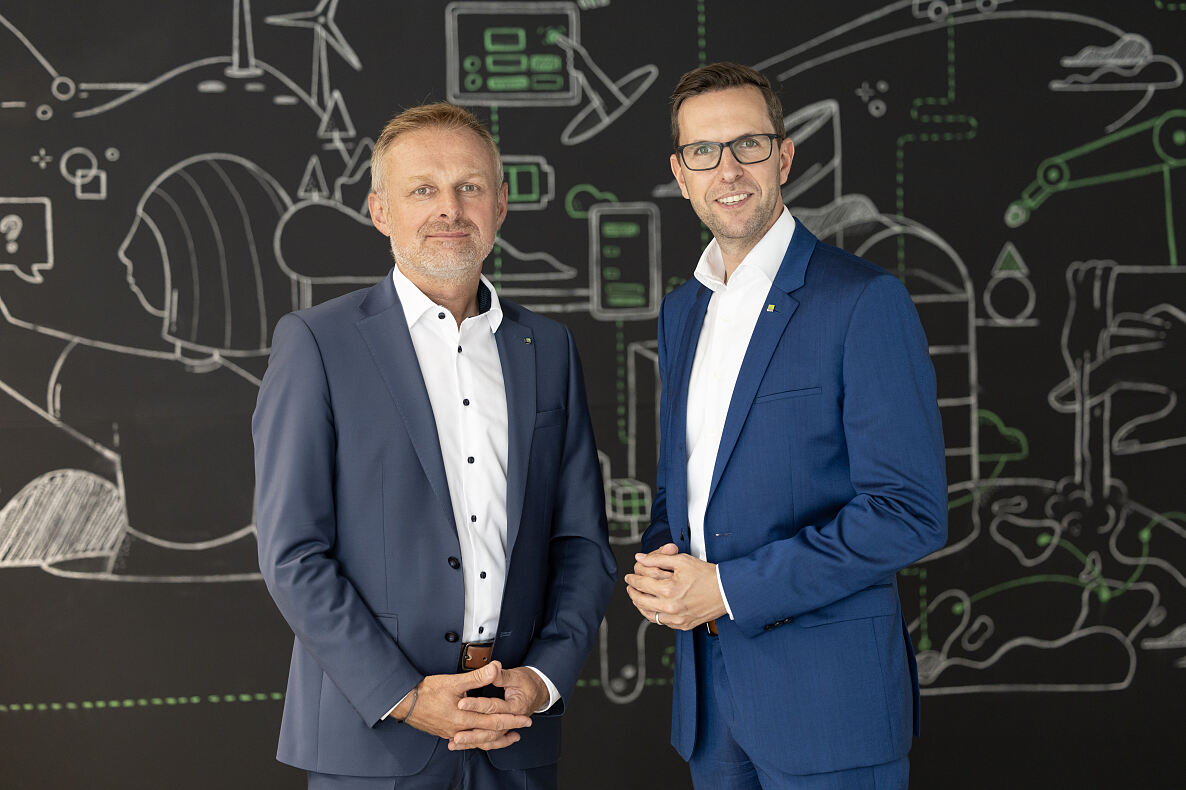 Andreas Schoberleitner CFO KEBA Group AG und Christoph Knogler CEO und Sprecher des Vorstands der KEBA Group AG 