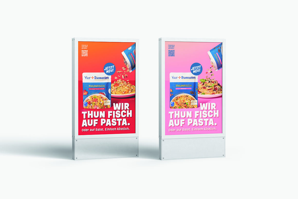 Alle Thunfisch-Produkte von Vier Diamanten – auch die neuen Toppings - werden mit dem MSC-Gütesiegel zertifiziert. 