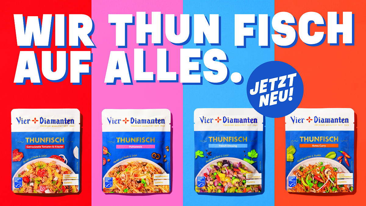 Vier Diamanten setzt auch hohe Umwelt- und Nachhaltigkeitsstandards: vom Fang bis zur Dose im Regal.
