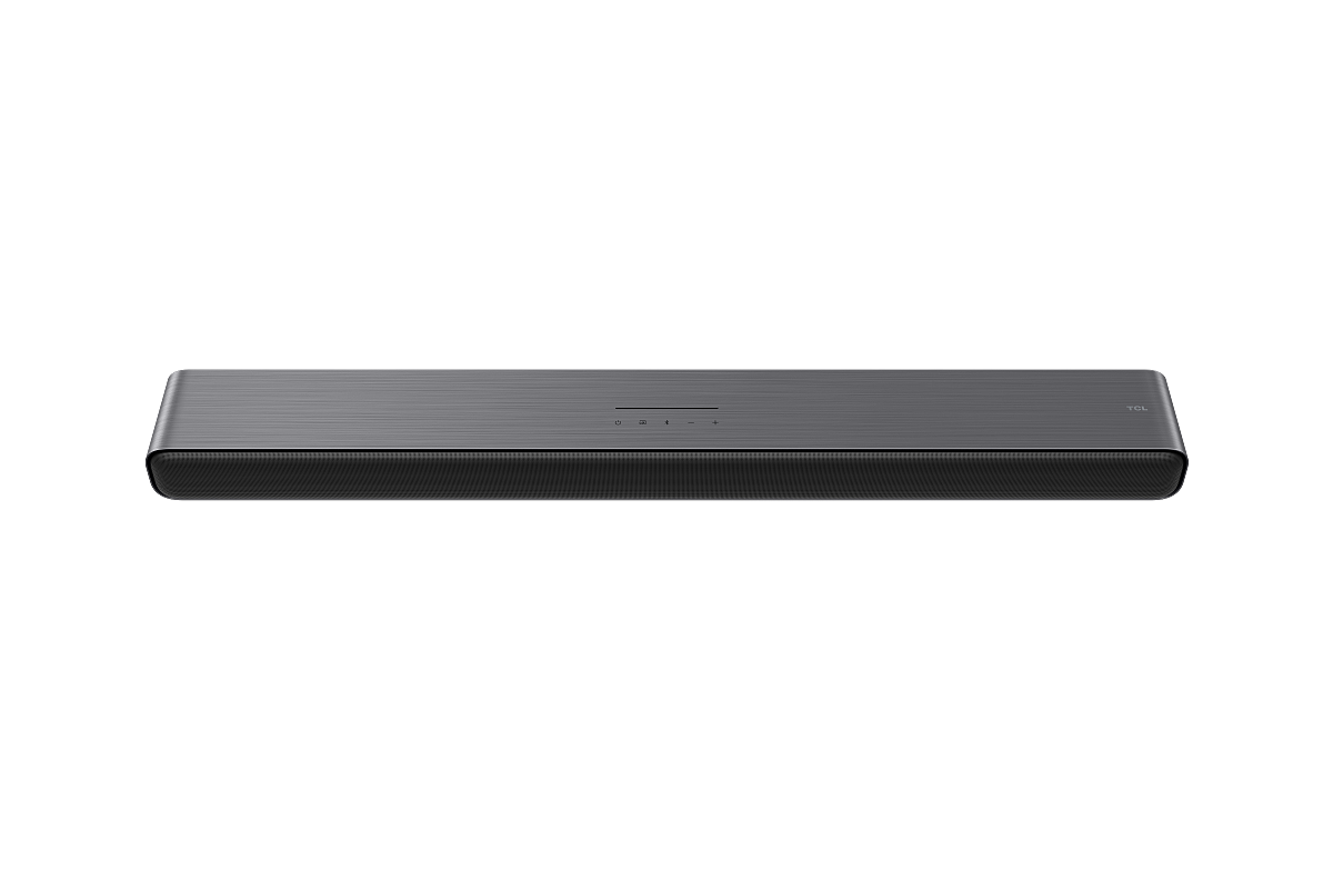 Flache Form, aber raumgreifender Klang: Die Soundbar S45H.