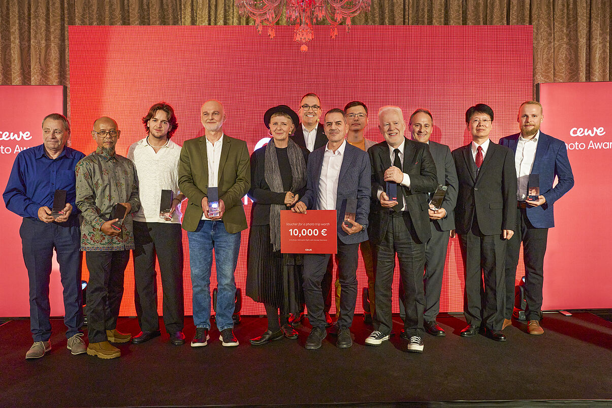 Gruppenfoto der Gewinner bei der Verleihung in Prag